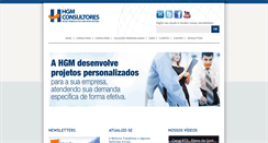 Desktop Screenshot of hgmconsultores.com.br