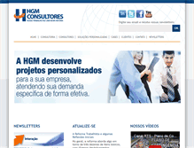 Tablet Screenshot of hgmconsultores.com.br